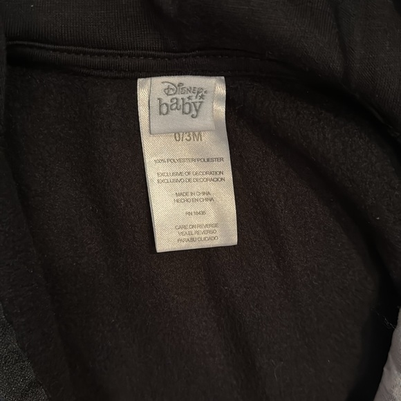 Infant Mickey Mouse onesie Sz 0/3 mos + Santa tunic and hat Sz 3-6 mos - Picture 5 of 8